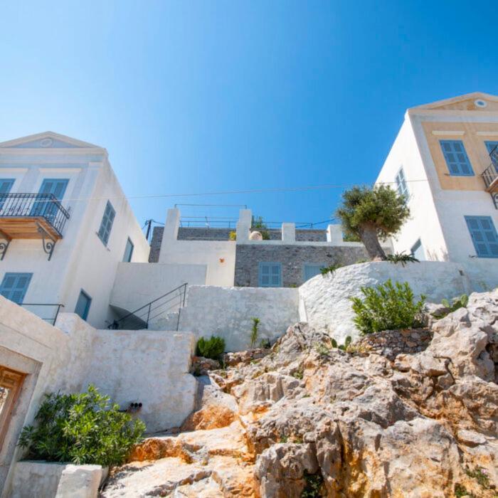 The Anchor House Bed & Breakfast Symi Bagian luar foto
